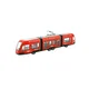 Alltoys Rdeči tramvaj z vztrajnikom, merilo 1:16