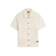 Tommy Jeans Pletena jopa Tommy Badge Woven Short Sleeve  kremna