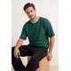 Trendyol Muška majica Tmnss23Ts00079, Zelena