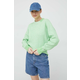 Pamučni pulover Tommy Hilfiger boja: zelena