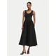 Tommy Hilfiger Poletna obleka 5X2 WW0WW49939 Črna A-Line Fit