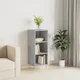 Vidaxl Komoda betonsko siva 34,5x32,5x90 cm inženirski les