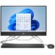 Računalo AiO HP 24-cb0033ny, 58V66EA / Ryzen 5 5500U, 4GB, 265GB SSD, 23.8 FHD IPS, Windows 11, crno