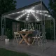 Den Paviljon z LED lučkami 300x300 cm antraciten