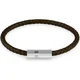 Guess Rjava usnjena zapestnica Blackjack JUXB03238JWSTBW (Délka 22 cm)