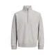 JACK & JONES Majica Blucaleb pegasto siva