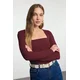 Trendyol Milla ženska bluza Twoaw25Bz00194, bordo