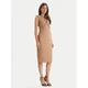 Marciano Guess Cocktail obleka 6RGK18 9373Z Bež Regular Fit