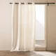 Draperija Winona 140x260cm sa otvorima za garniš. krem D. d Interieur