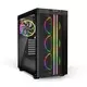 PURE BASE 500 FX Black, MB compatibility: ATX / M-ATX / Mini-ITX, ARGB lighting at the fans, the front and inside the case, ARGB-PWM-Hub, Four pre-installed be quiet! Lite Wings PWM fans, Ready for water cooling radiators up to 360mm