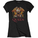 Queen majica Classic Crest Black XXL