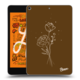 Crna silikonska maskica za Apple iPad mini 2019 (5. gen) - Brown flowers