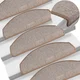 vidaXL Preproge za stopnice 15 kosov 65x24x4 cm svetlo rjave