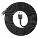 LIGHTNING KABEL BASEUS CAFULE LIGHTNING CABLE 300CM GREY/BLACK