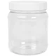 GSG24 Okrogel kozarec s pokrovom z navojem 100/400, prozoren, 1000 ml