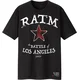 Rage Against The Machine Battle Star (Back Print) Black M Majica