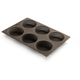 LEKUE silikonski pekač za kruh 6 delni MINIŽEMLJICE P.BREAD ROLS 8CM 0202300M10M