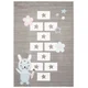 Chemex Preproga Baby Otroška Pastelnih Barv Fh64A Fnu Bela Roza Siva 140x200 cm