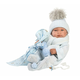 Llorens 84337 NEW BORN BOY - realistična beba lutka s punim tijelom od vinila - 43