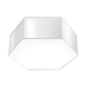 Sollux SL.1056 - Stropna svjetiljka SUNDE 2xE27/60W/230V 11,5 cm bijela