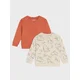 Sinsay - Dukserica crewneck 2 pack - crvena