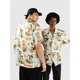 The Dudes Wasted Dudes Pistachio Hawaiian Shirt multicolor