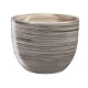 Prevleka za cvetlični lonec PURKY GREY keramika mat d24x21cm