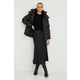 Puhovka Karl Lagerfeld ženska, črna barva