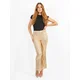 Jaded Rose Ženske pantalone Nas, Zlatne boje