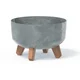 Frog GRACIA LOW BETON 3v1 samovlagalna plastika d29x18cm, svetlo siva