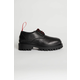 Kožne cipele Karl Lagerfeld X Cara Biker Ii za žene, boja: crna, s platformom
