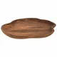 vidaXL Skleda za sadje JEPARA Teak rjava O 50 cm Trden tikov les