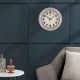 Wallity Zidni sat Auris, 34x34 cm, Srebrne boje