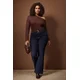 Trendyol Curve Ženska bluza TBBSS24AF00037, Braon
