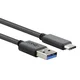 E-GREEN Kabl 3.0 USB A - USB 3.1 tip C M/M 2m crni