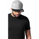 Melange Crown Snapback Stripes blk/grey