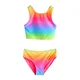 Next Bikini svetlo modra/rumena/limeta/lila