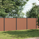 vidaXL Ograjni panel rjav 526x186 WPC