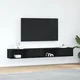 TV ormarići 2 kom crni hrast 100x31x25,5 cm konstruiranog drva