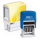 Štampiljka Colop Printer 20, belo-rumeno ohišje + datirka (4mm)-vaš odtis v ceni (38x14mm)
