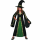 Dječji kostim zelena vještica - M