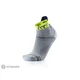 Nogavice Sidas Run Feel, sivo/rumene (XL (EU 44-46))