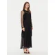 TWINSET Poletna obleka 251TP2510 Črna Regular Fit