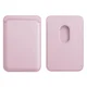 Kozni novcanik za iPhone MagSafe, Roze