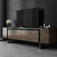 HANAH HOME TV polica Yildiz Walnut Black