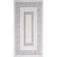 Sivo-bež pamučni tepih Vitaus Versace, 80 x 150 cm