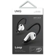 UNIQ Loop Sports Ear Hooks AirPods white-black dual pack (UNIQ-LSPORTSEHKS-WHTBLK)