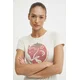 Fjällräven Arctic Fox Print T-shirt W, kremna, s