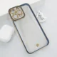 Maska za telefon Luxury Crystal Clear za iPhone 16, Roze