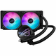 ASUS ROG Ryuo III 240 ARGB all-in-one liquid CPU cooler with Asetek 8th gen pump solution, Anime Matrix LED Display and 2x 120 mm ROG ARGB cooling fans, 90RC00J1-M0UAY0 90RC00J1-M0UAY0